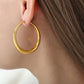 Elegance Gold Hoops