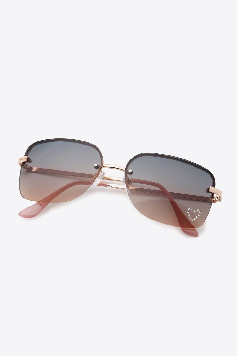 Tazagran Heart Metal Frame Sunglasses