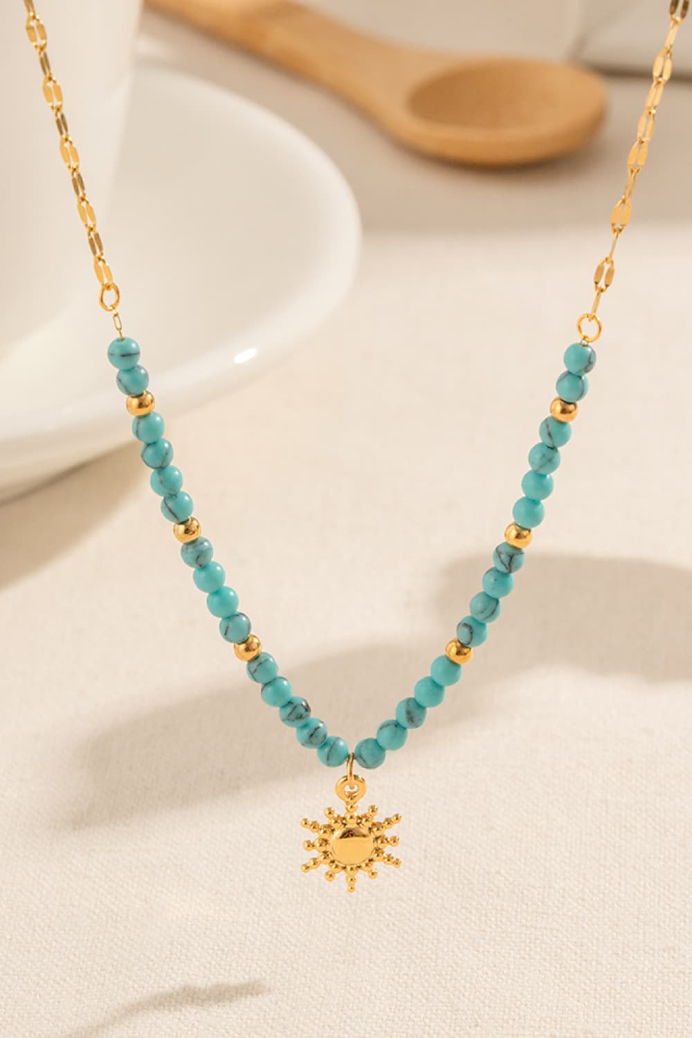 Turquoise Sun Necklace