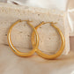 Elegance Gold Hoops