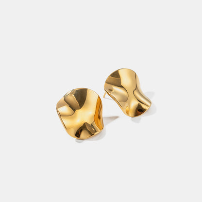 Geometry Gold Studs